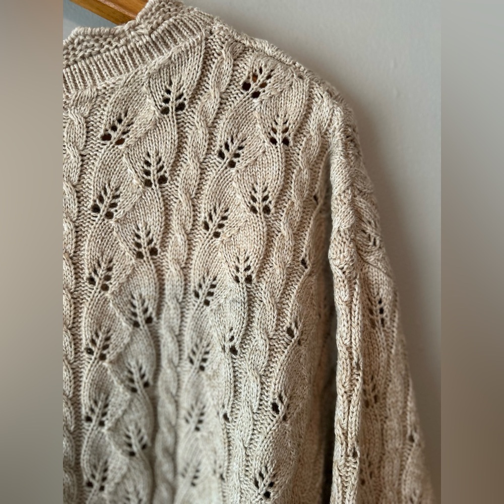 ✌️4/$20✌️ Tunic length open knit sweater - Picture 11 of 12